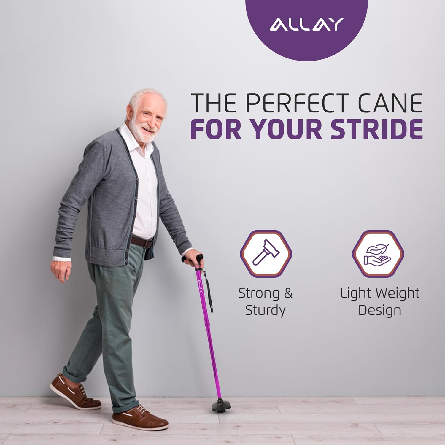 ALLAY Foldable Walking Cane