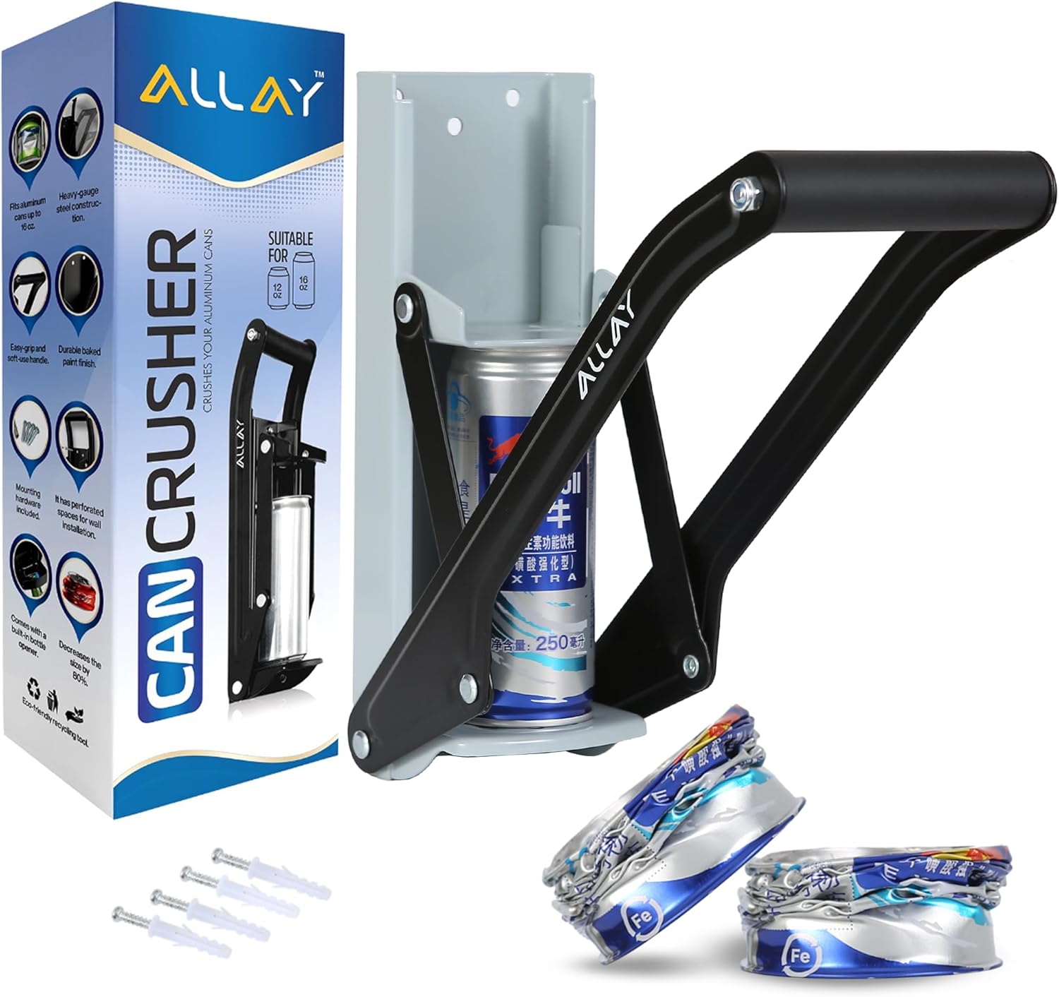 ALLAY Heavy-Duty Can Crusher