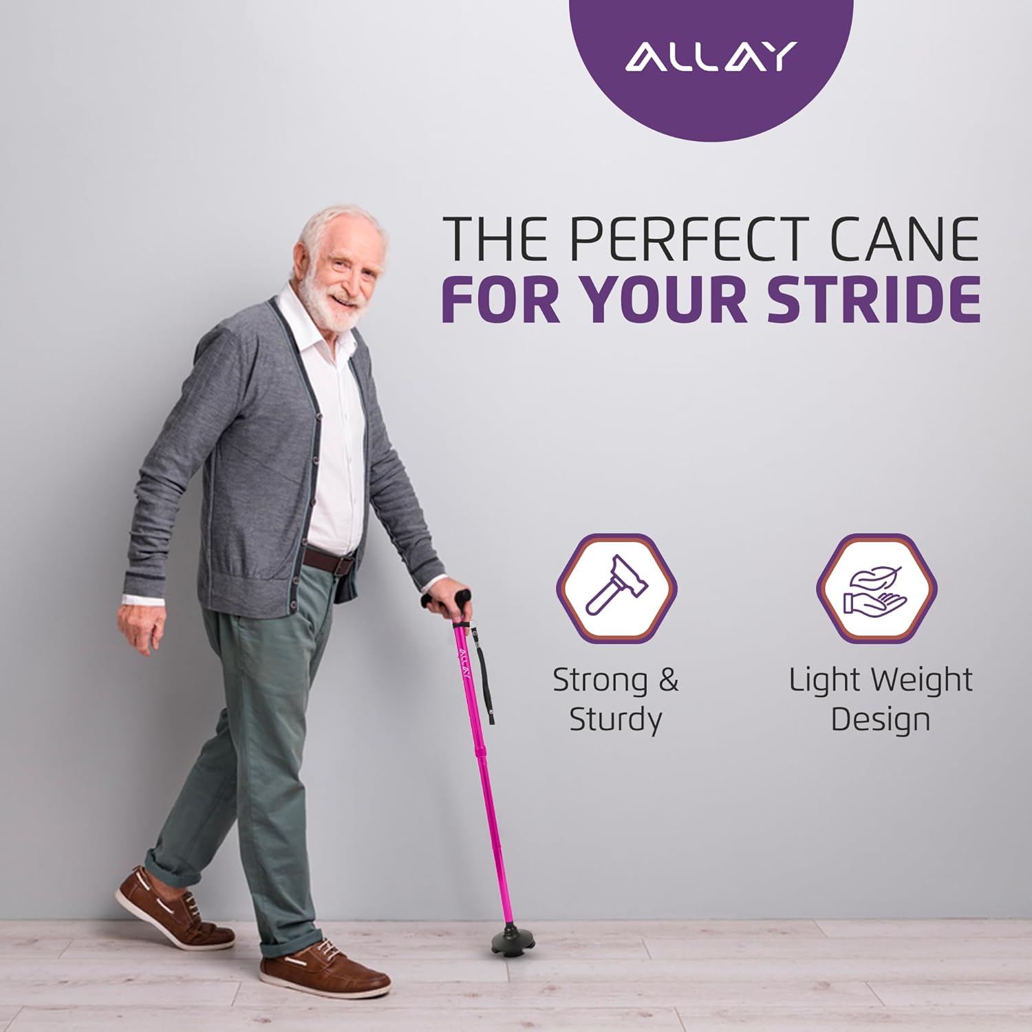 ALLAY Foldable Walking Cane