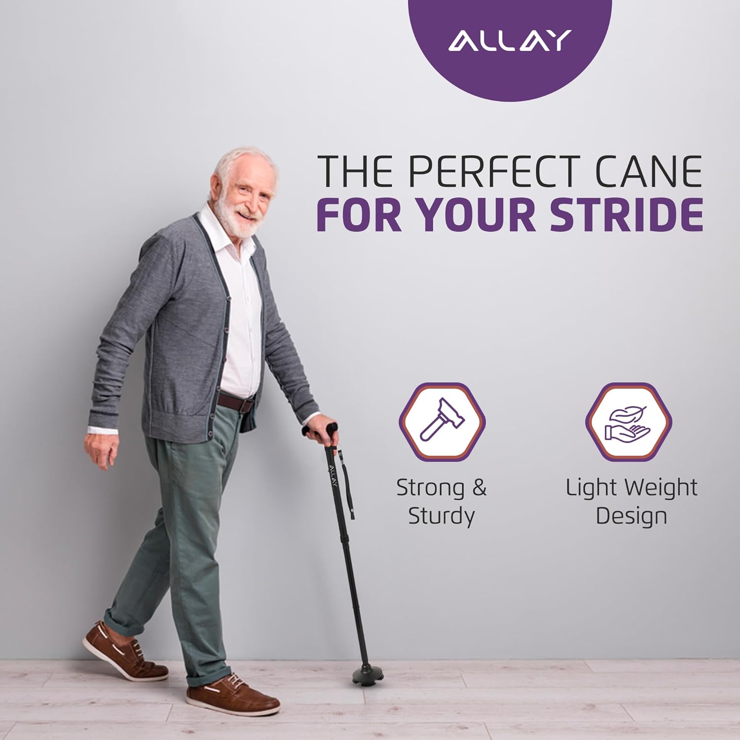 ALLAY Foldable Walking Cane