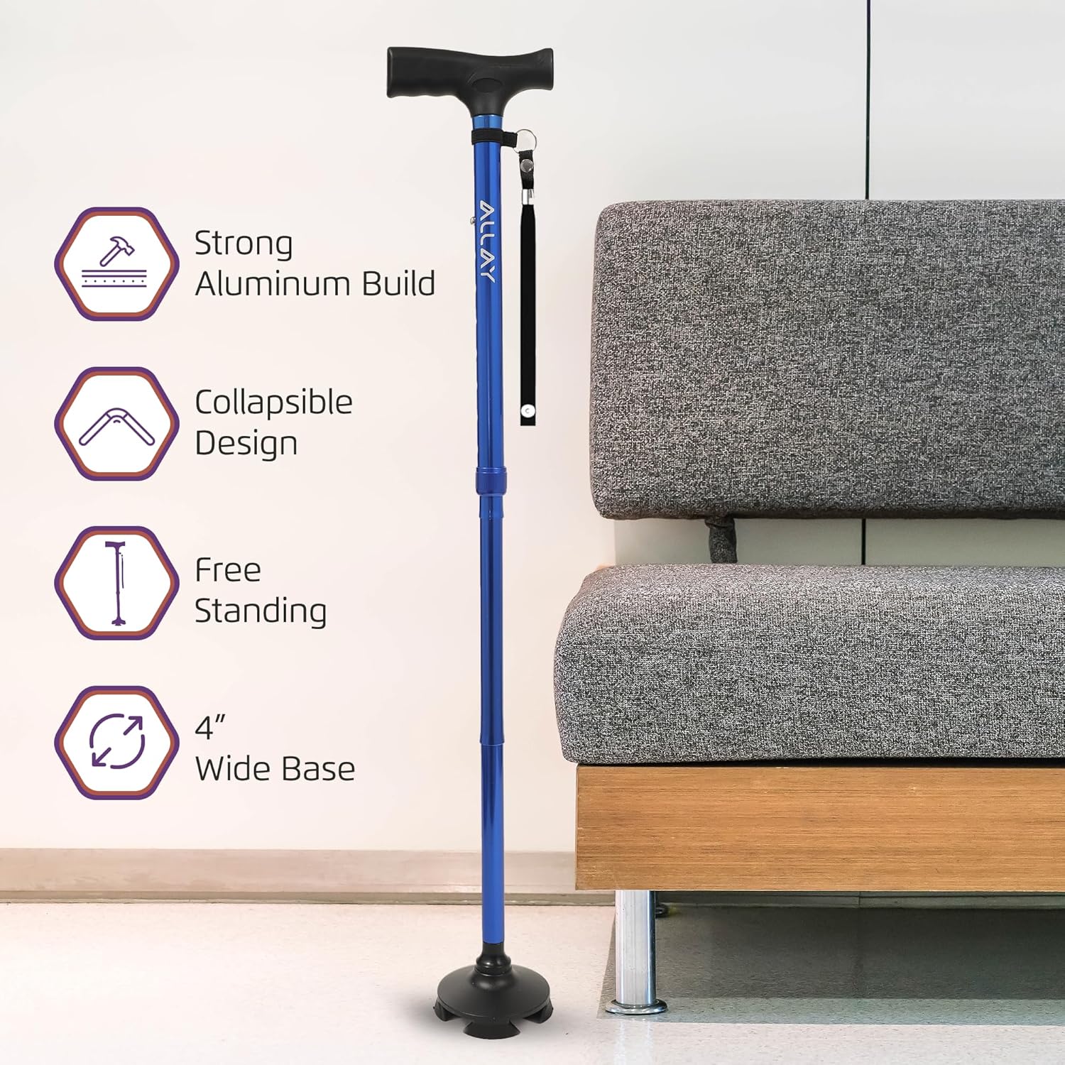 ALLAY Foldable Walking Cane
