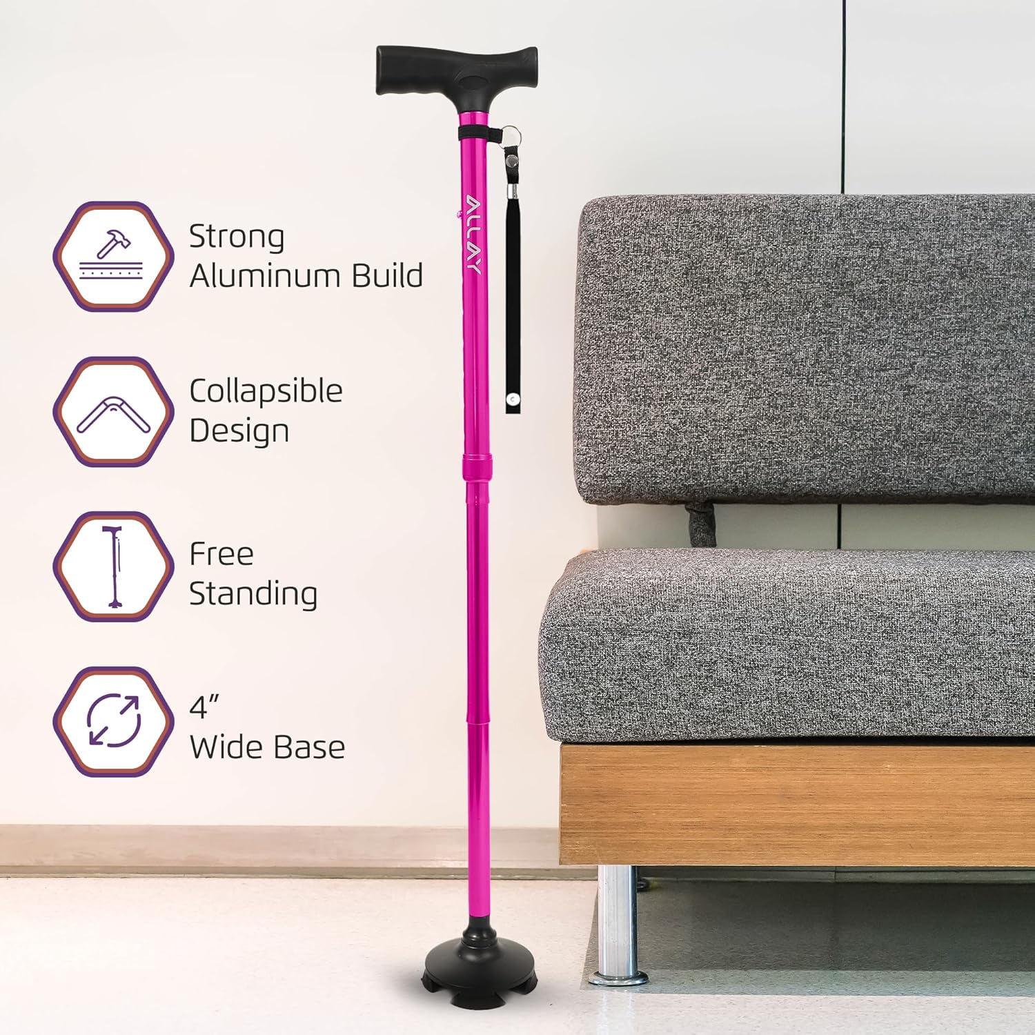 ALLAY Foldable Walking Cane