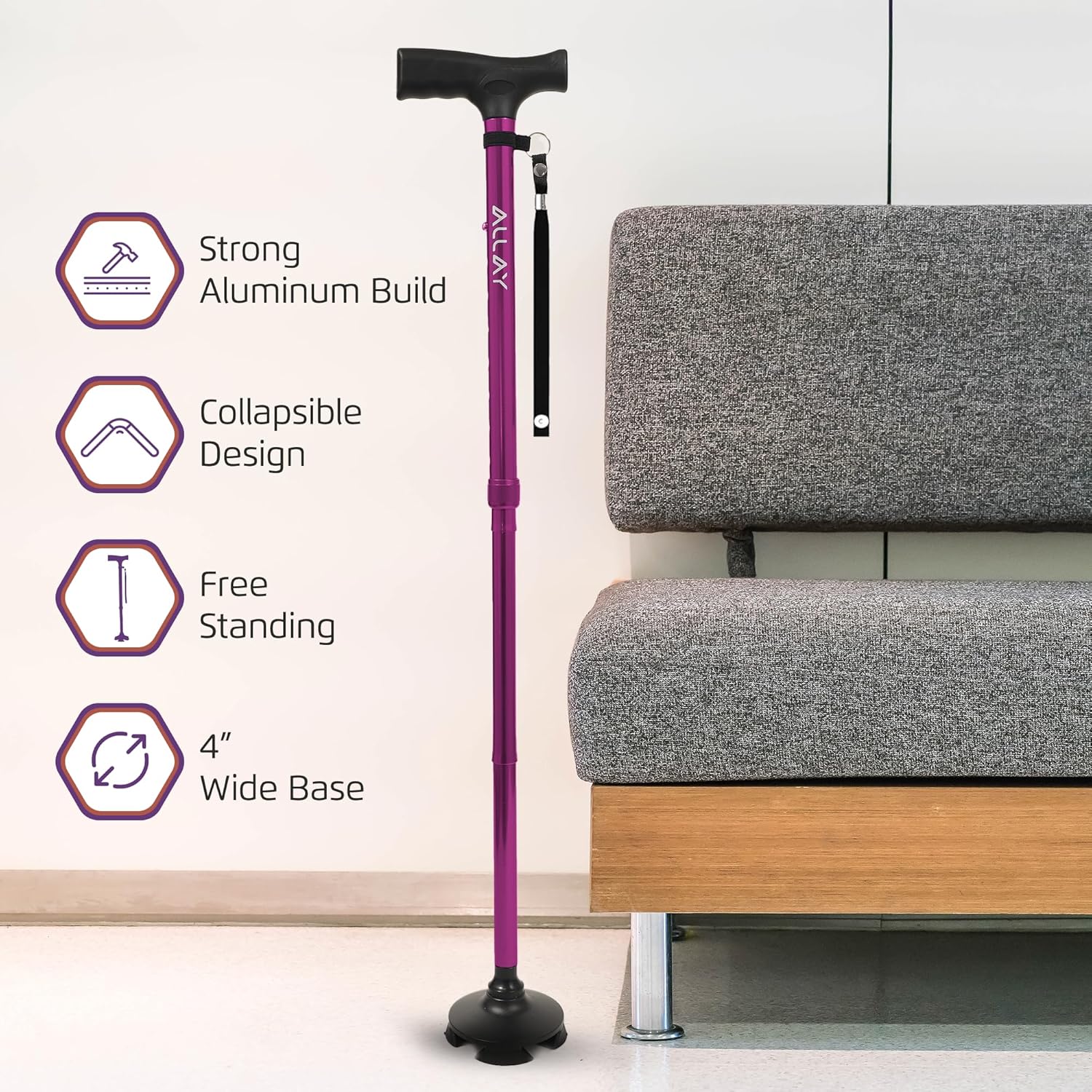 ALLAY Foldable Walking Cane